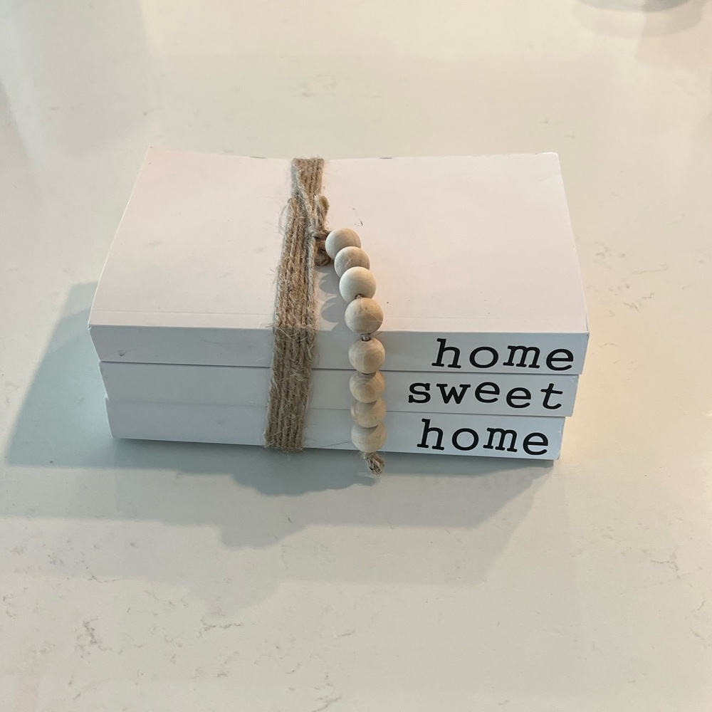 Decorative book stack